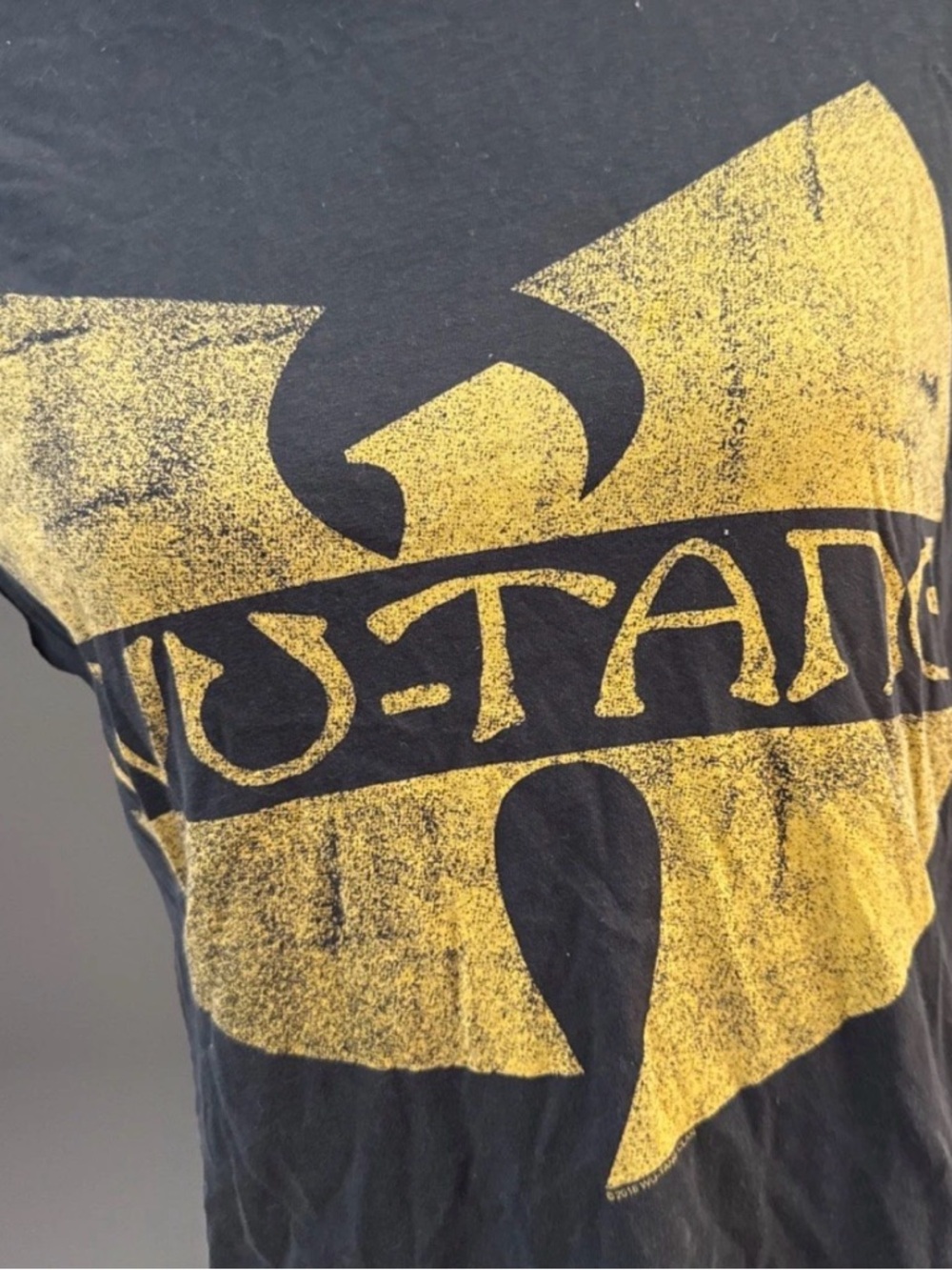 Divided H & M Wu-Tang Men’s Distressed Graphic Logo Tee S - Picture 3 of 7